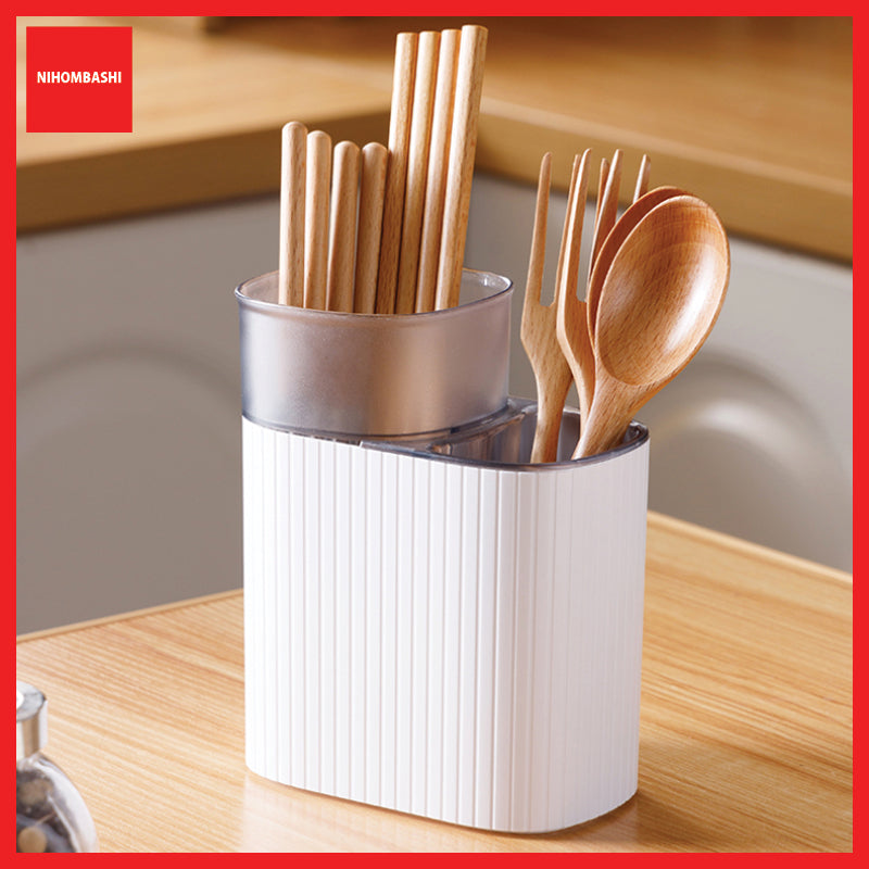 Cutlery Utensil Draining Holder