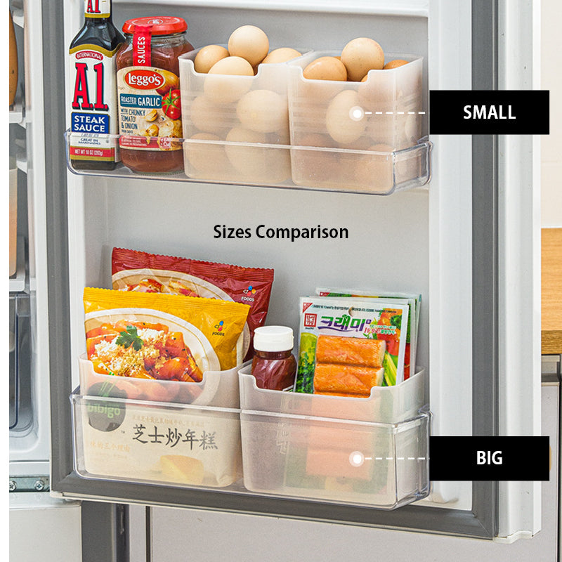 Fridge Organizer Storage Box for Door Shelf and Condiments