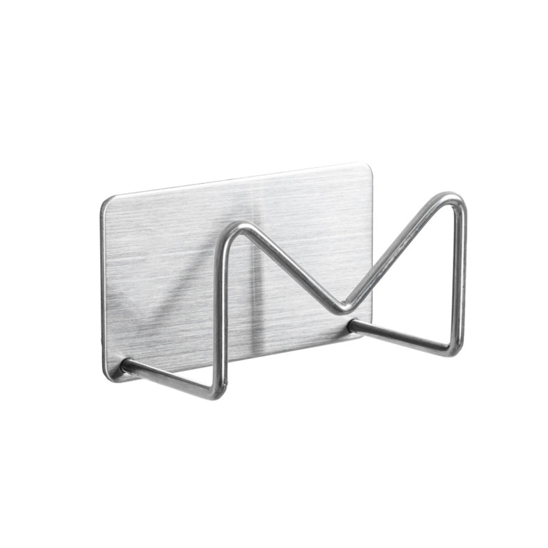 Large stainless steel sink sponge holder