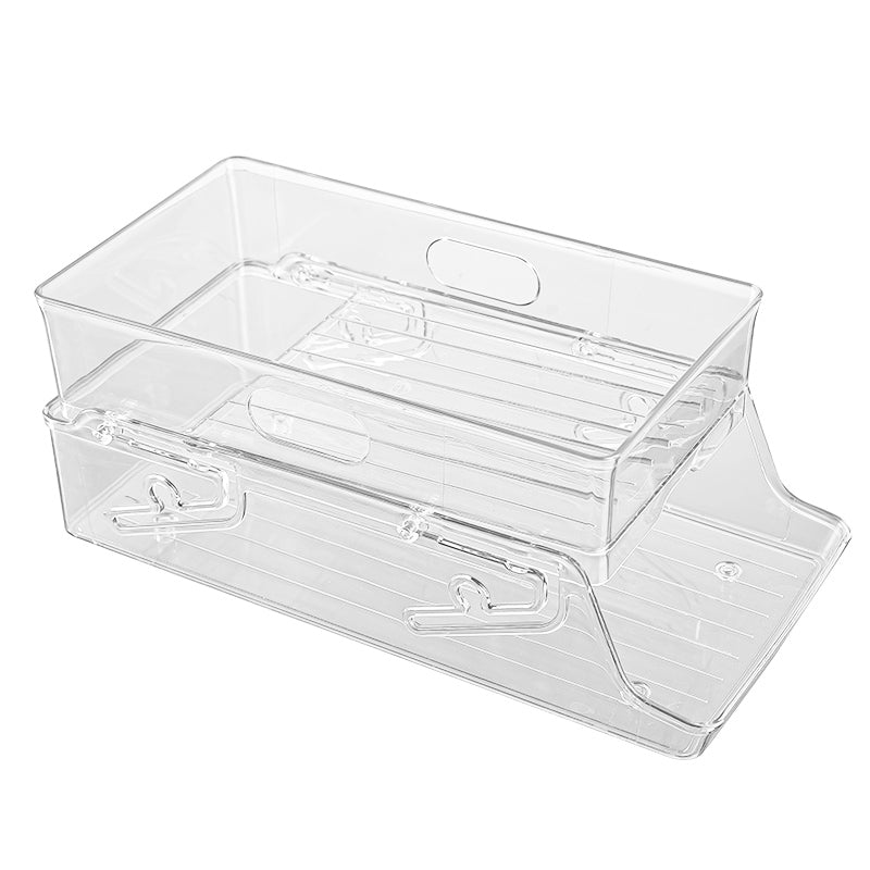 2-tier rolling can organiser for the fridge