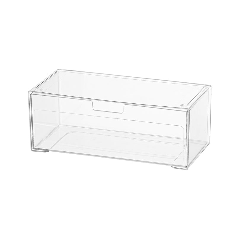Plastic desk drawer storage box