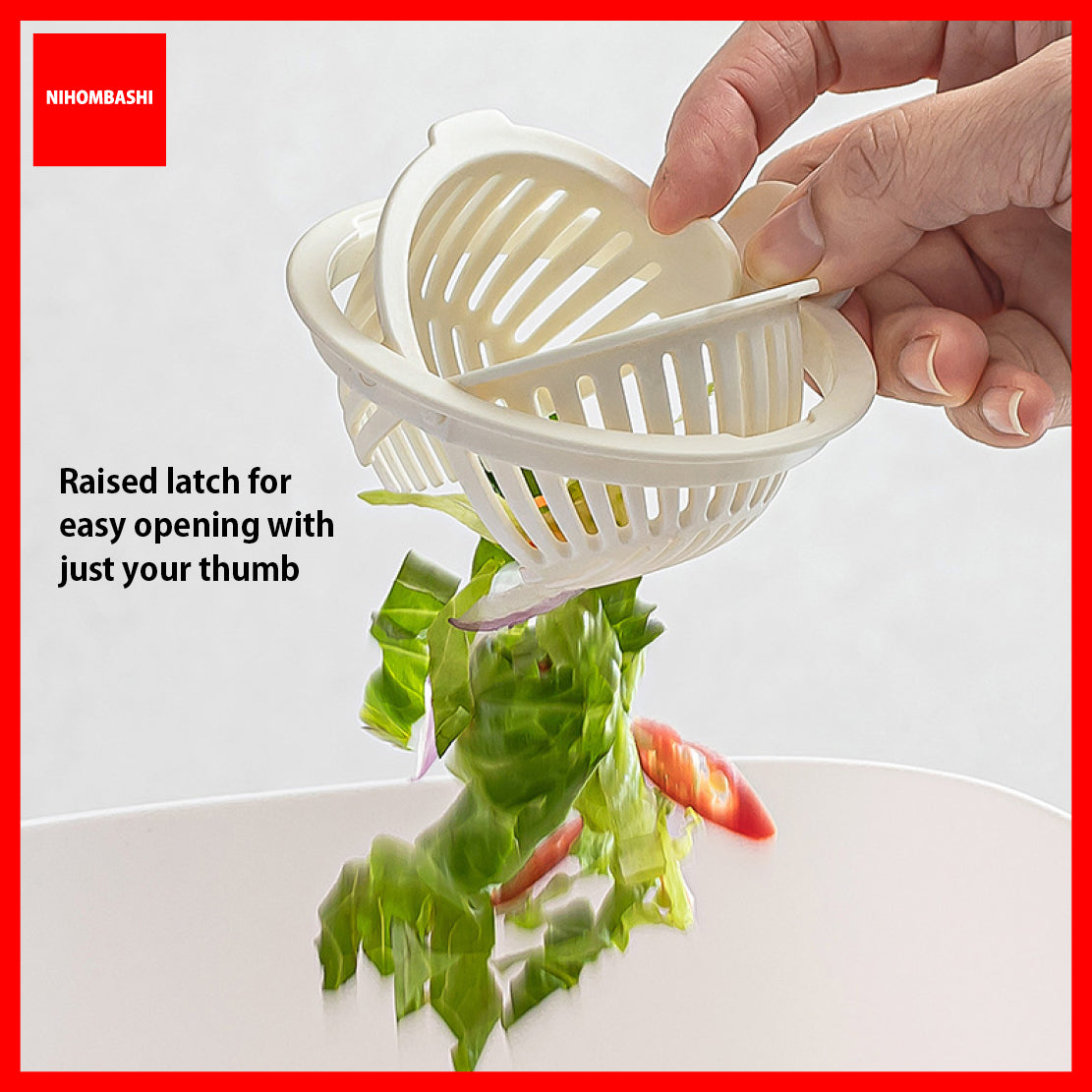 Kitchen Sink Strainer Basket PP Anti-Clog Drain Filter with Thumb Release