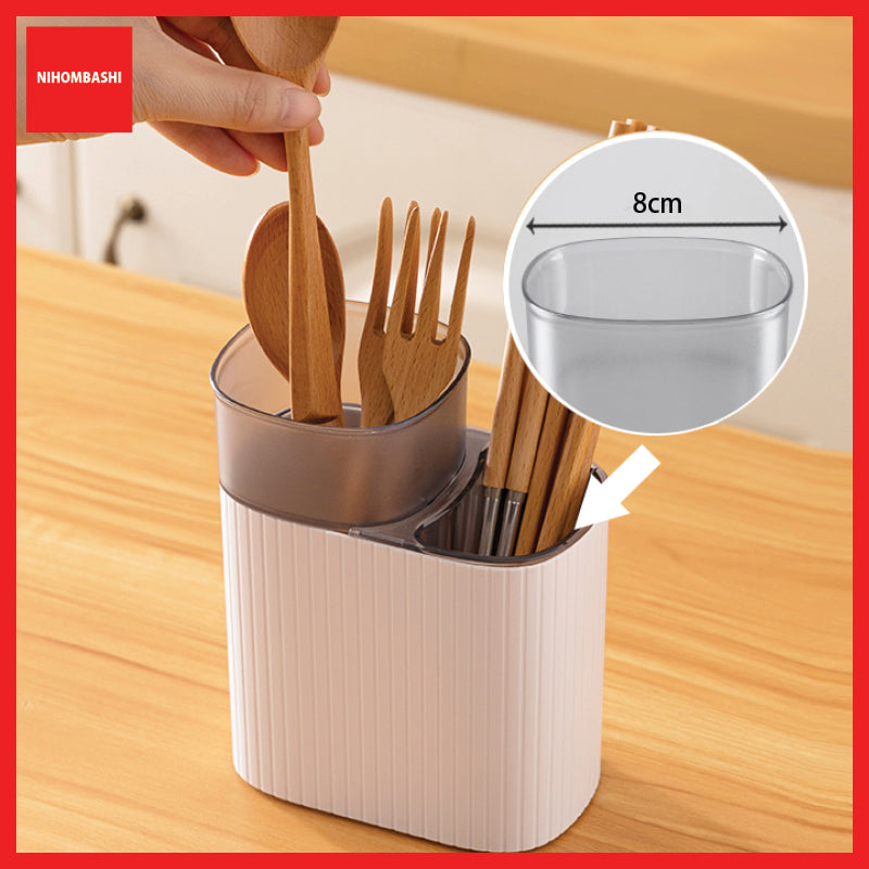 Cutlery Utensil Draining Holder