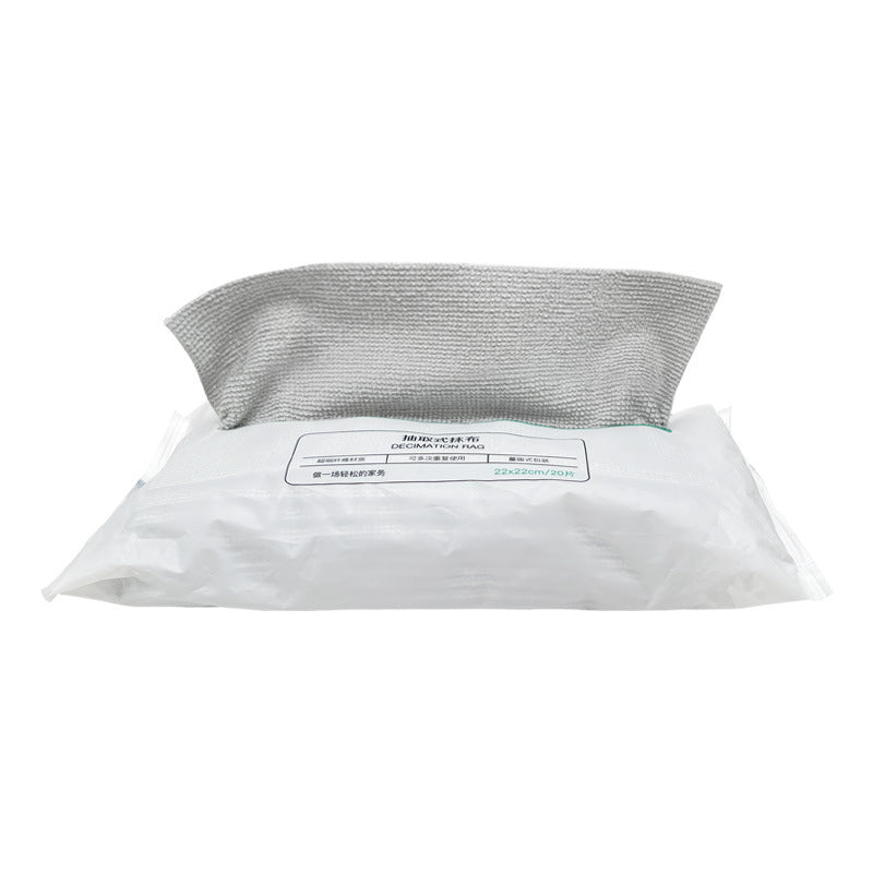 Disposable microfibre cleaning cloths