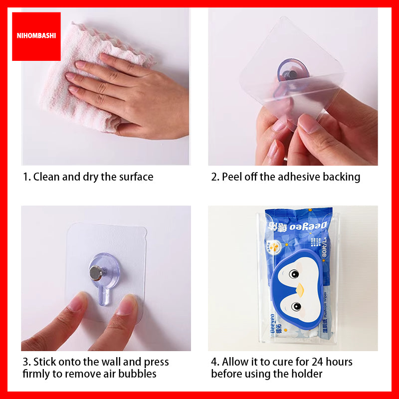 Acrylic Wet Wipes Tissue Holder