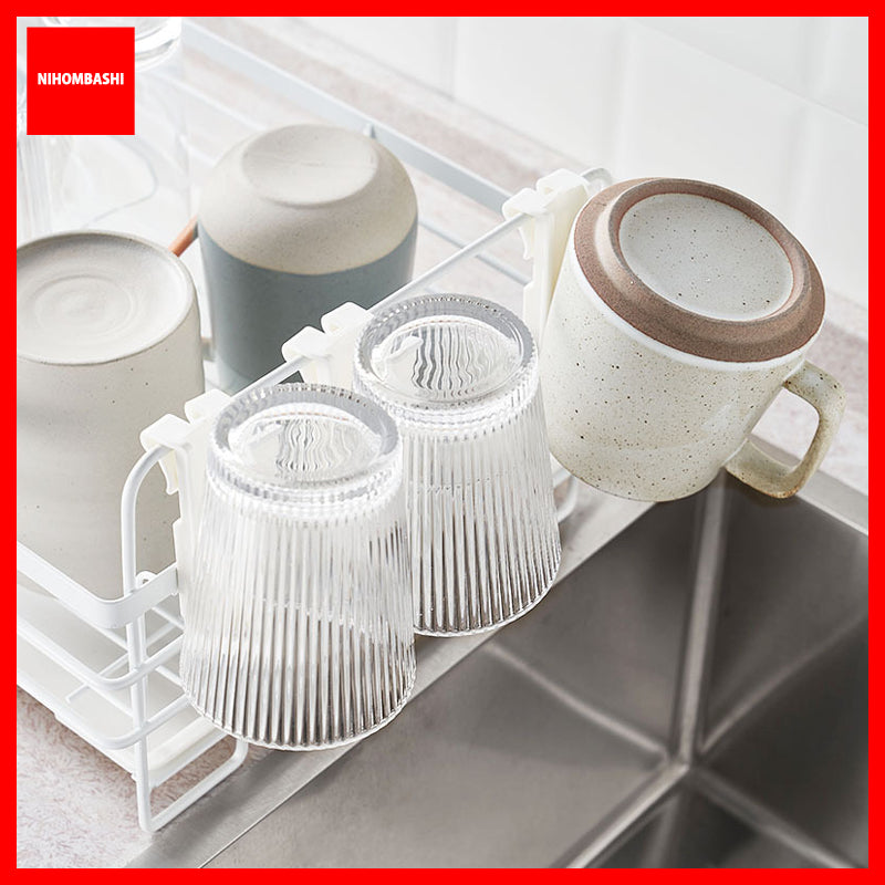 Cup Holder Clip for Dish Rack Glass Bottle Drying Hanger 2pcs
