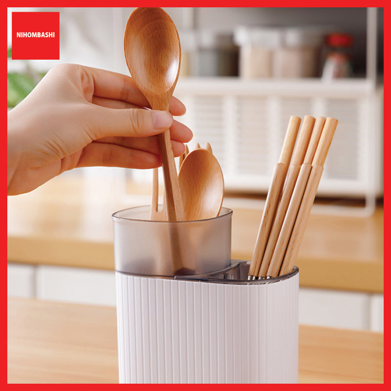Cutlery Utensil Draining Holder