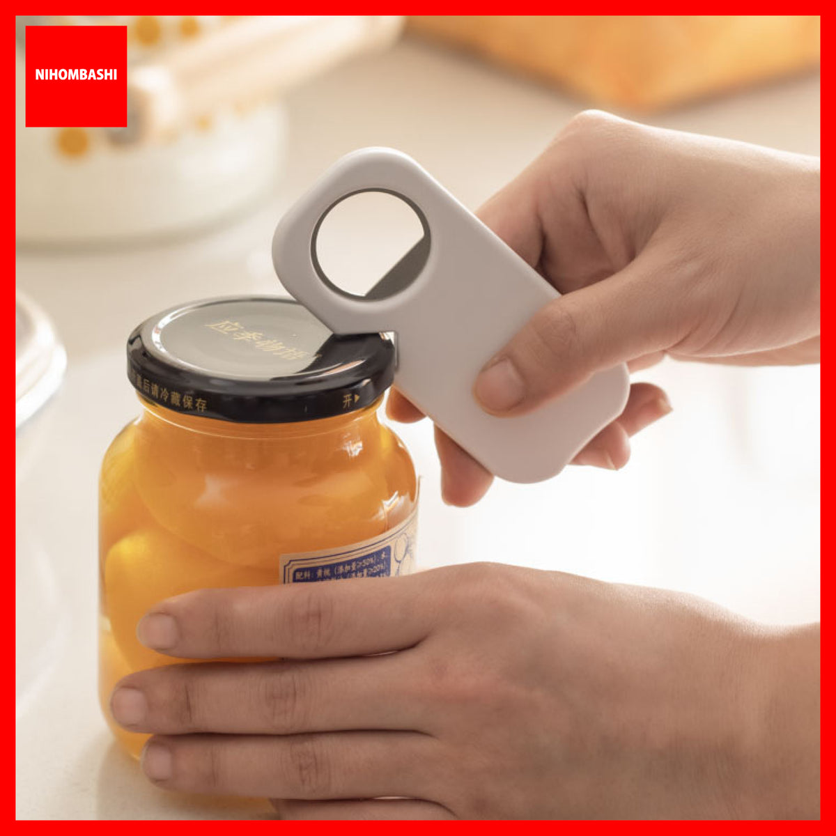 Magnetic Bottle Opener 3in1 for Beer Bottles Cans and Jars Fridge Magnet