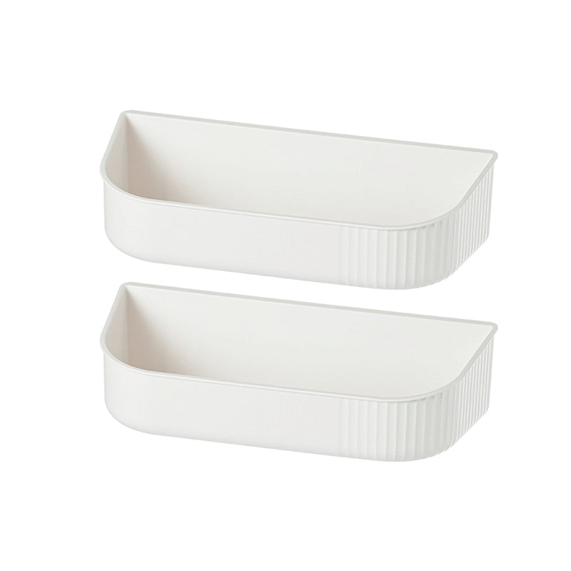 (1pc/2pcs) Bathroom Wall Rack Organizer Drainage Storage Shelf