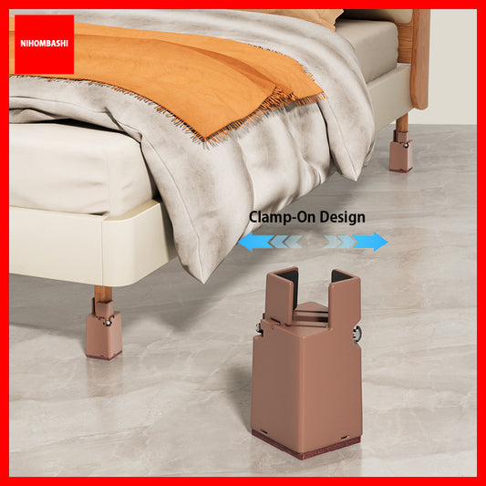 Adjustable Clamp-On Furniture Leg Riser