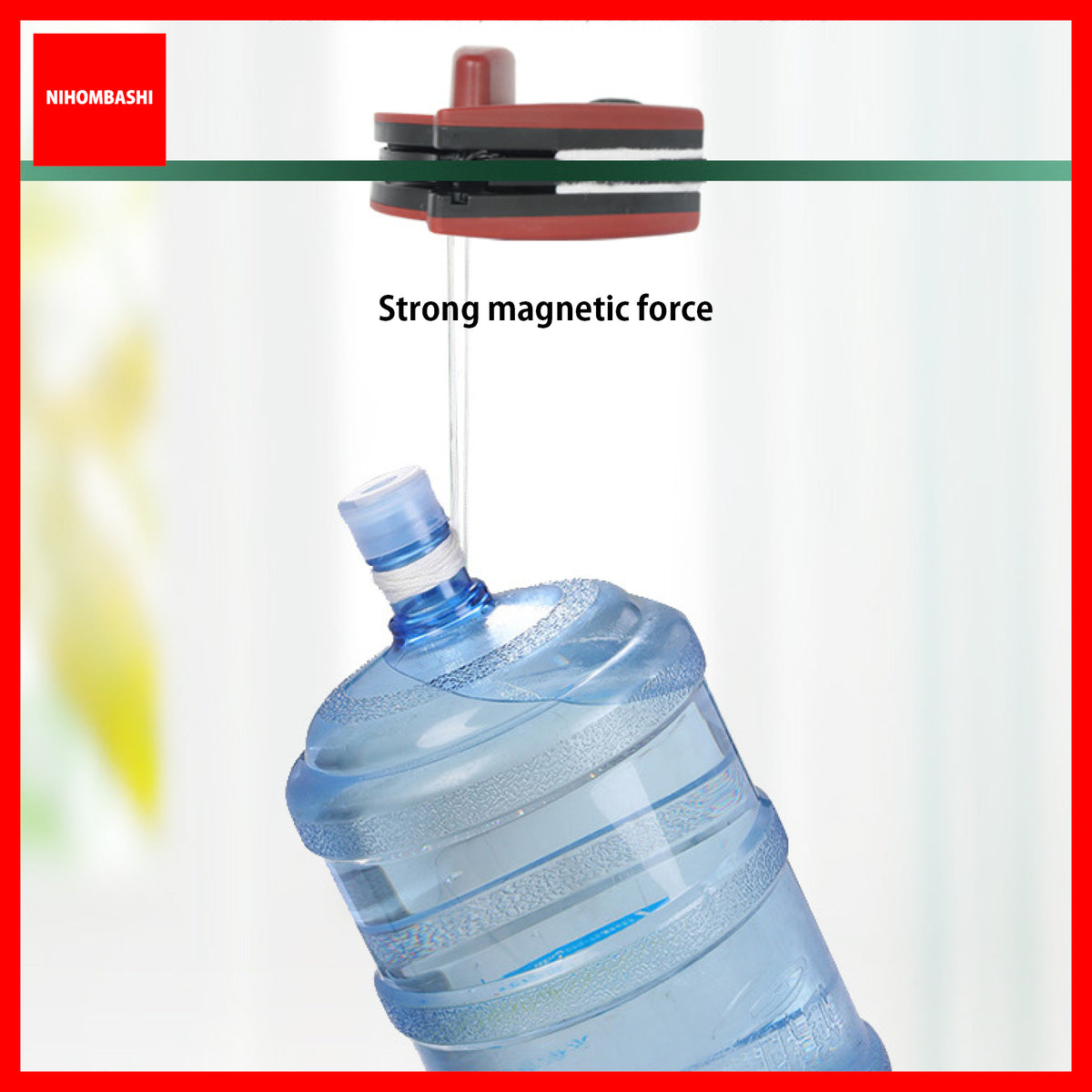Double-Sided Magnetic Glass Cleaner, Window Wiper for Single Glass 3-8mm