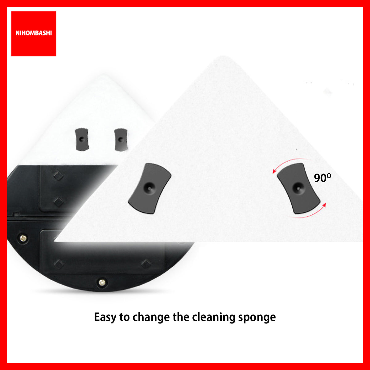 Double-Sided Magnetic Glass Cleaner, Window Wiper for Single Glass 3-8mm