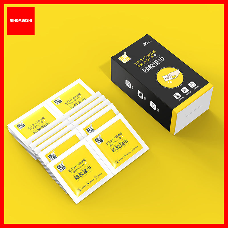Glue Remover Wipes Sticker and Label Adhesive Remover 36pcs