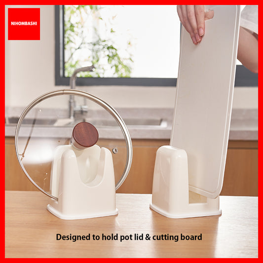 Pot cover lid holder rack