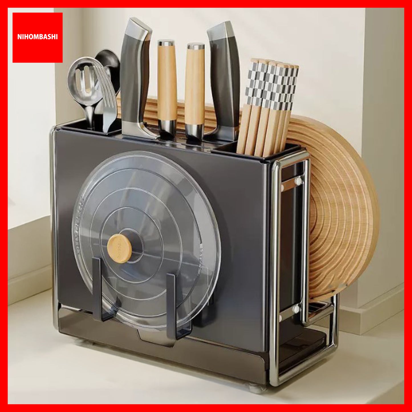 Multi-Function Knife Rack