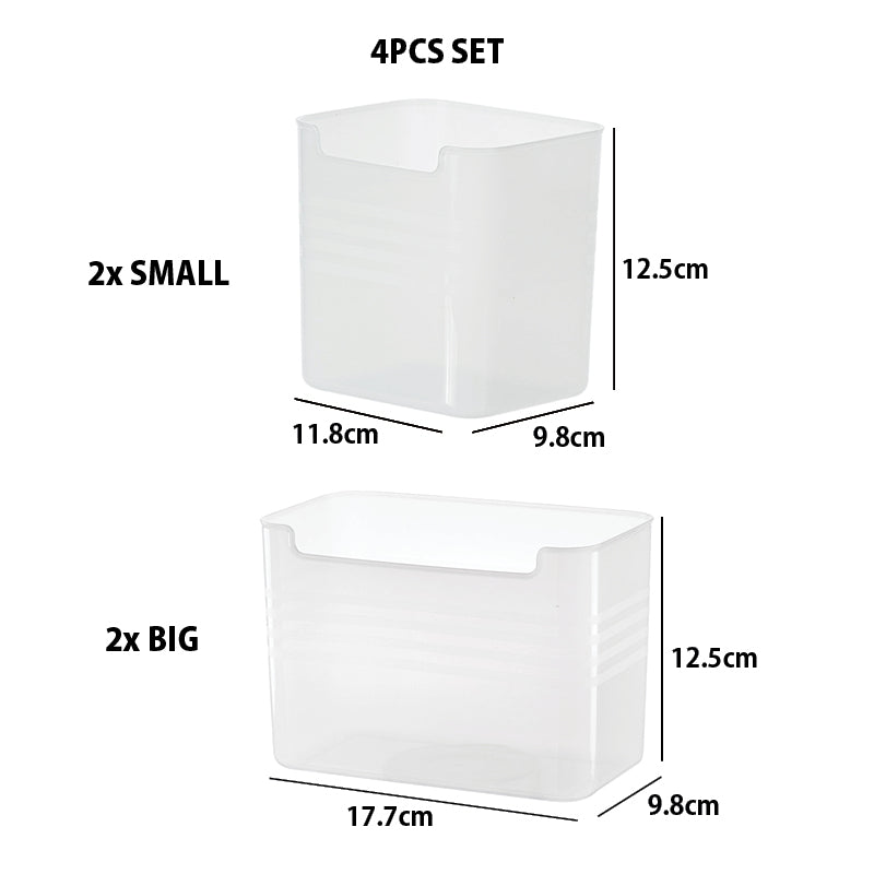 Fridge Organizer Storage Box for Door Shelf and Condiments