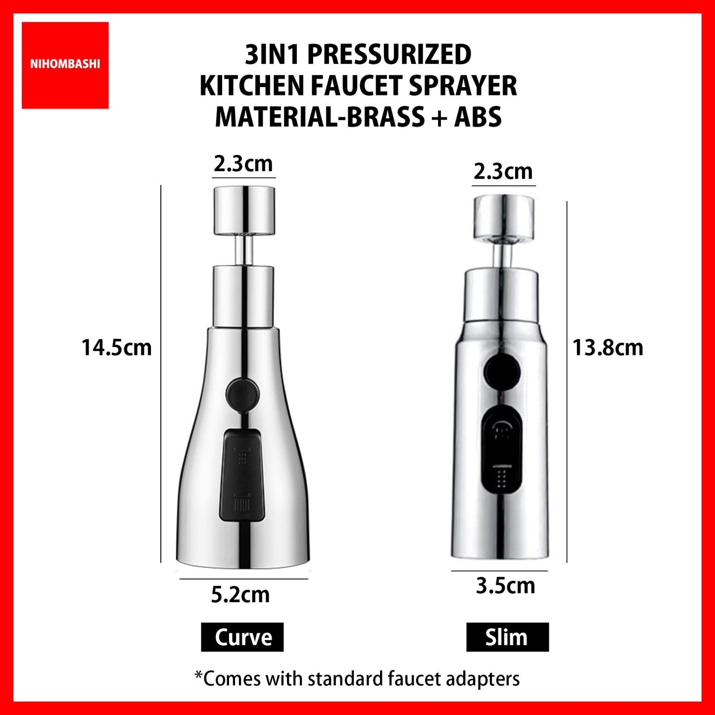 3-Mode Faucet Tap