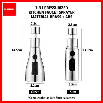 3-Mode Faucet Tap