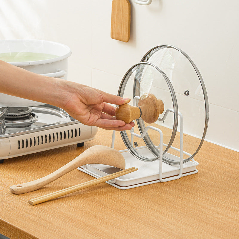 Multifunction Pot Lid Storage Rack