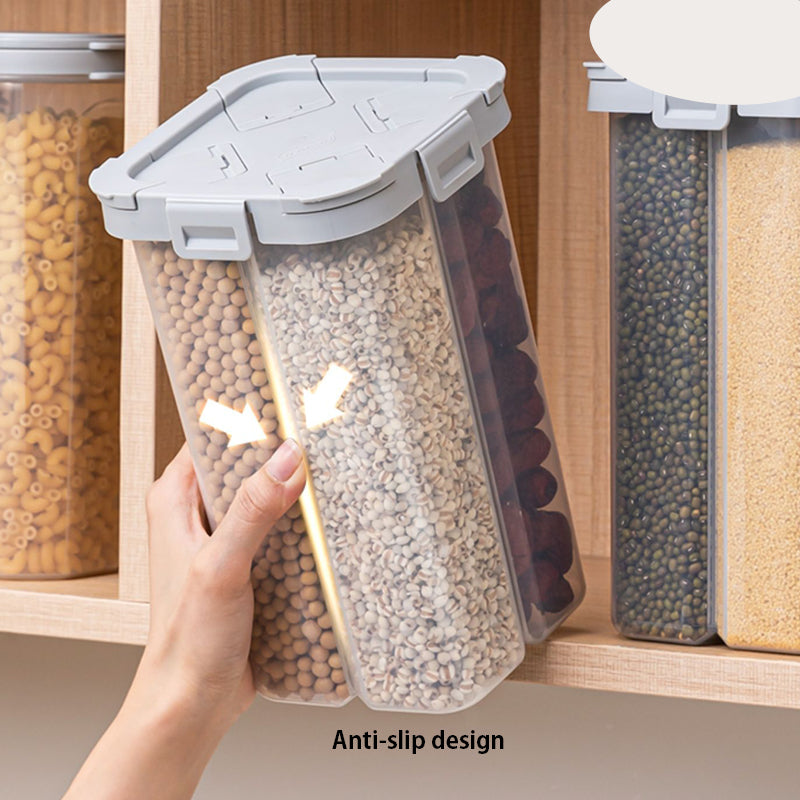 Grains Cereal Food Storage Air Tight Container with 4 Locks