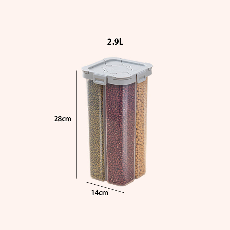 Grains Cereal Food Storage Air Tight Container with 4 Locks