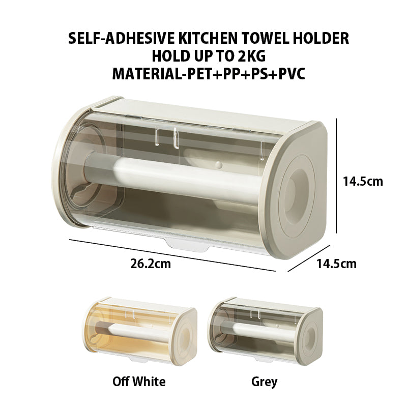 Towel Tissue Paper Roll Holder With Cover