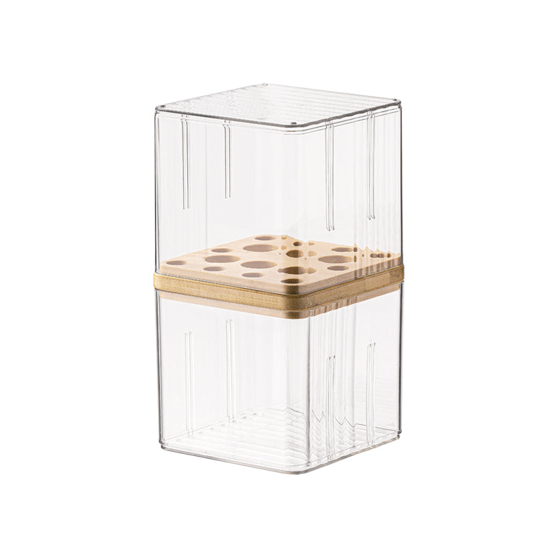 Bamboo Natural Wood Desktop Storage Box