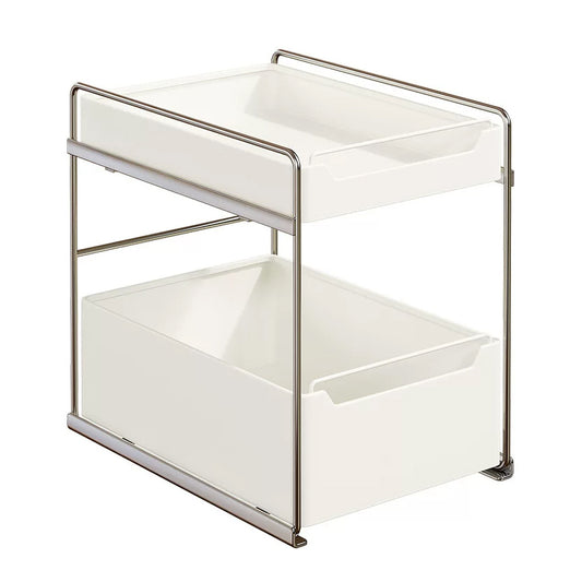 Stainless Steel Under Cabinet Pull Out Drawer Storage Rack Heavy Duty Kitchen Cabinet Organizer Sliding Shelf