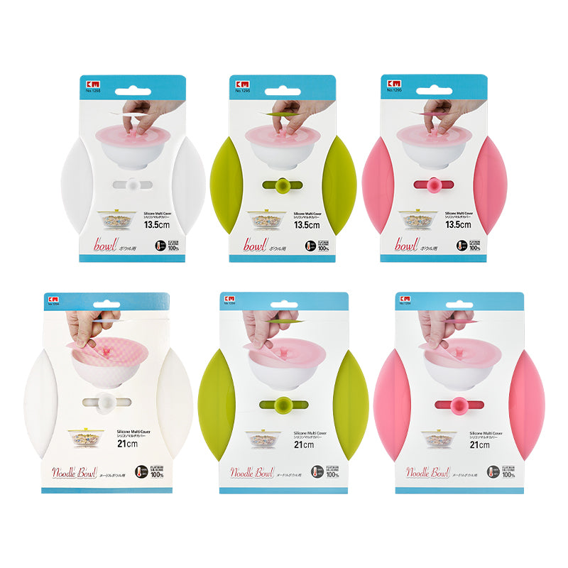 XL-Premium Silicone Suction Lid Reusable Food Cover Bowl Lid Airtight Leakproof Stretchable Lid Food Storage Cover Anti Dust Fresh Keeping 3 Colors