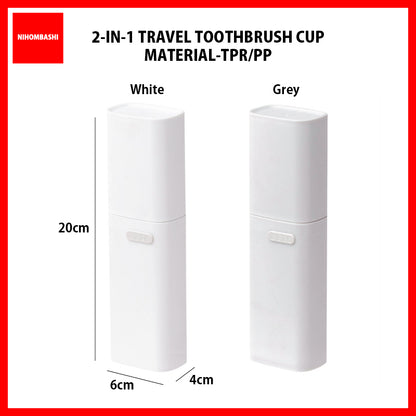 Travel Toothbrush Holder with cup