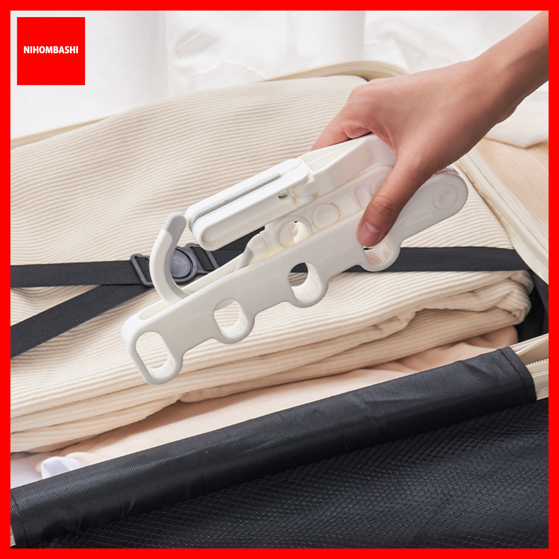 Travel Foldable Clothes Hanger Holder