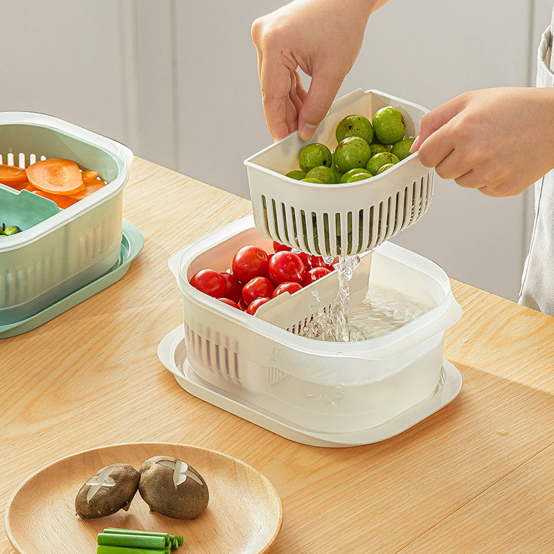 Food Container with Drainer