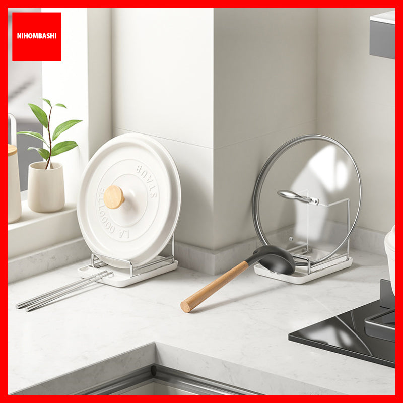 Pot Lid Holder Cutting Board Organizer Stand