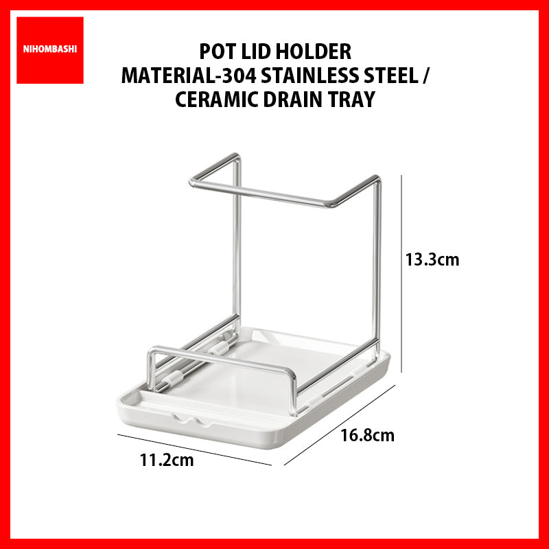 Pot Lid Holder Cutting Board Organizer Stand