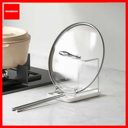 Pot Lid Holder Cutting Board Organizer Stand