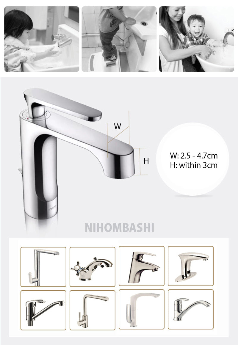 Baby Tap Faucet Extender Set For Kids Children Kid Hand Washing in Bathroom Sink Accessories