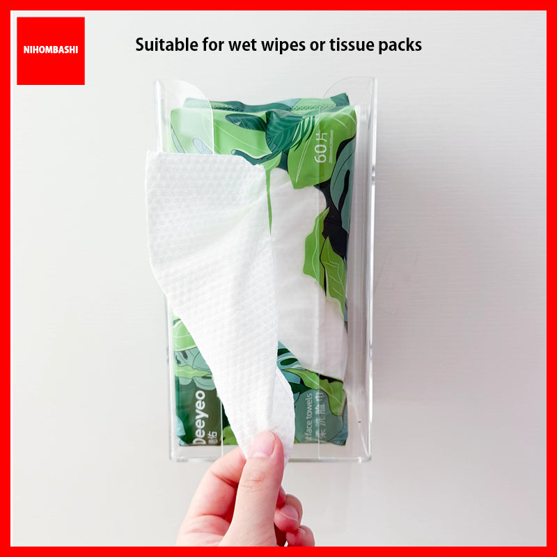 Acrylic Wet Wipes Tissue Holder