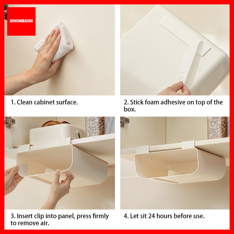 Kitchen Cabinet Hanging Organizer Bin
