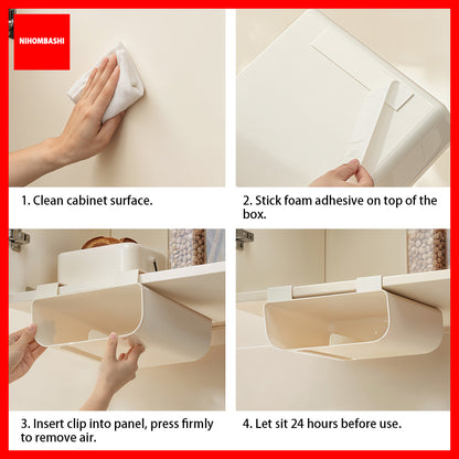 Kitchen Cabinet Hanging Organizer Bin