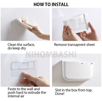 (2pcs) Wall Mounted Remote control holder