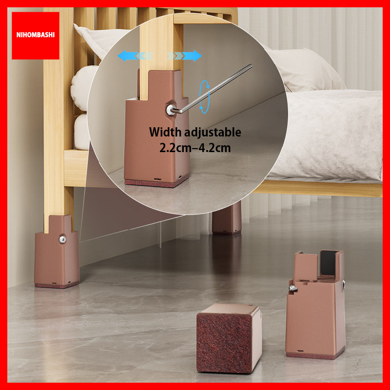 Adjustable Clamp-On Furniture Leg Riser