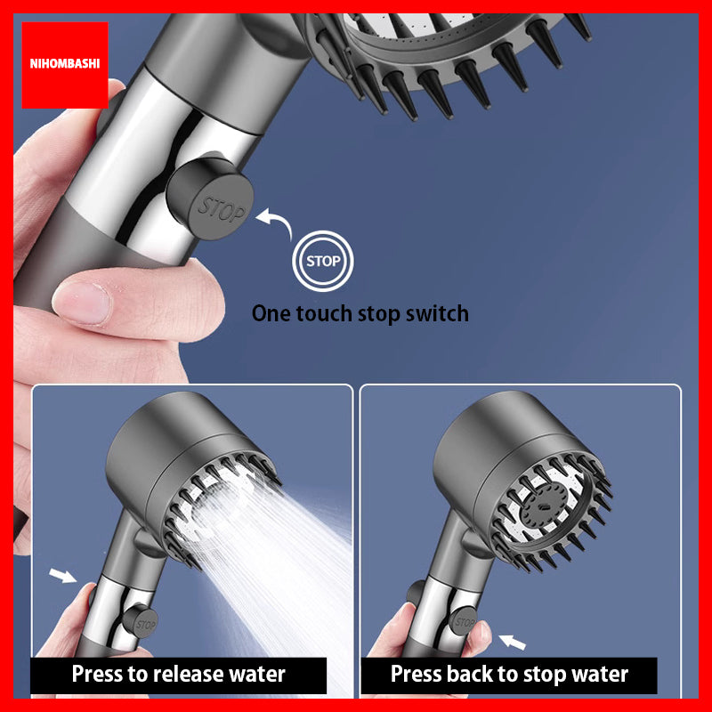 High Pressure 4 modes Shower Head