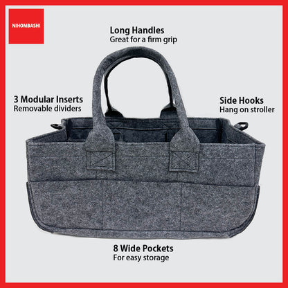 Baby Diaper Bag Caddy Organizer