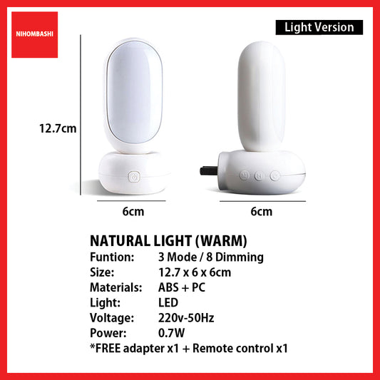 (FREE adapter) 3 mode Night LED Light