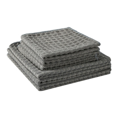 (4pcs) Kitchen Towel Anti-Grease Waffle Fiber Cleaning Cloths
