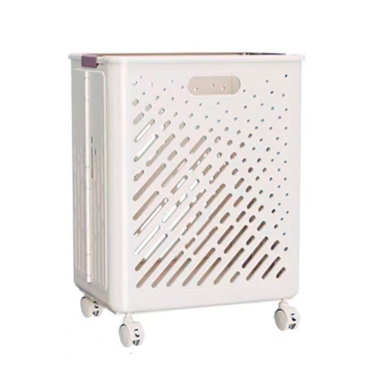 Foldable Laundry Basket with Handles Wheels