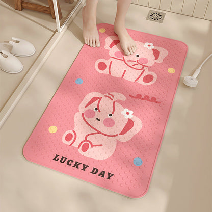 (50x80cm) Cartoon Anti Slip Bathroom Foot Mat