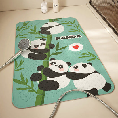 (50x80cm) Cartoon Anti Slip Bathroom Foot Mat