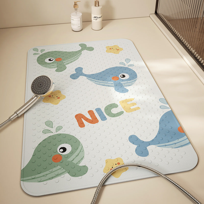 (50x80cm) Cartoon Anti Slip Bathroom Foot Mat