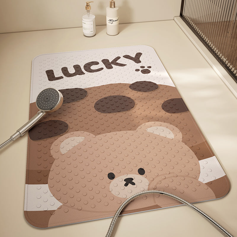 (50x80cm) Cartoon Anti Slip Bathroom Foot Mat